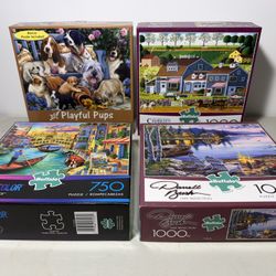 Lot Of Buffalo Puzzles