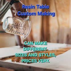 Custom Resin Tables (Please Read Discription)