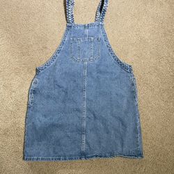 Hem & Thread Overall Denim Dress