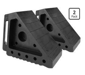 Heavy Duty Rubber Wheel Chocks – Set of 2
