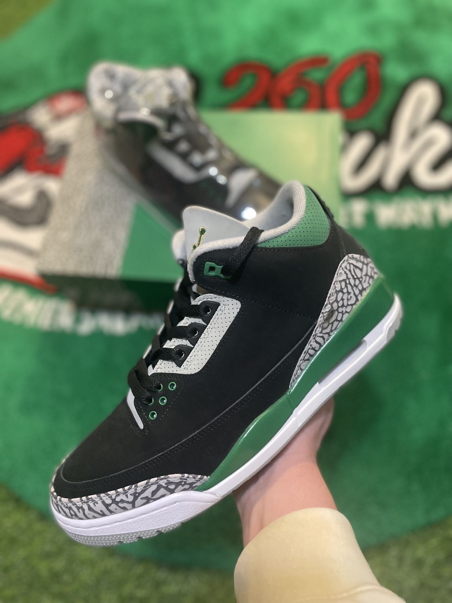 Jordan 3 Retro Pine Green