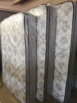 Mattress Set Plush Pillow Top