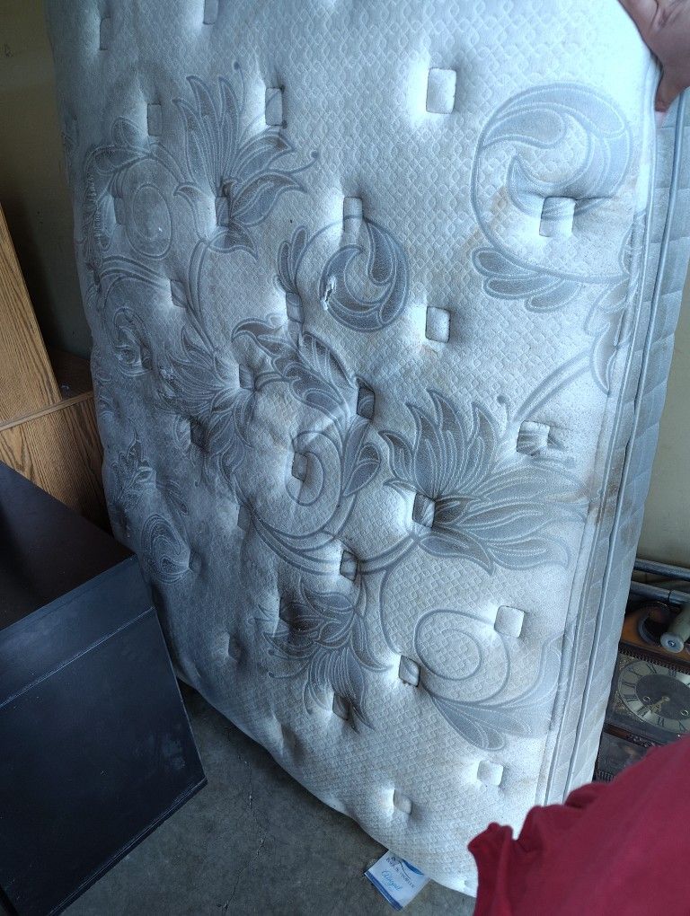 Full Size Mattress And Box Spring And Frame