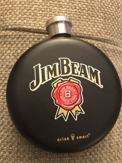 Detroit Red Wings Joe Louis Arena Farewell Season Jim Beam Flask