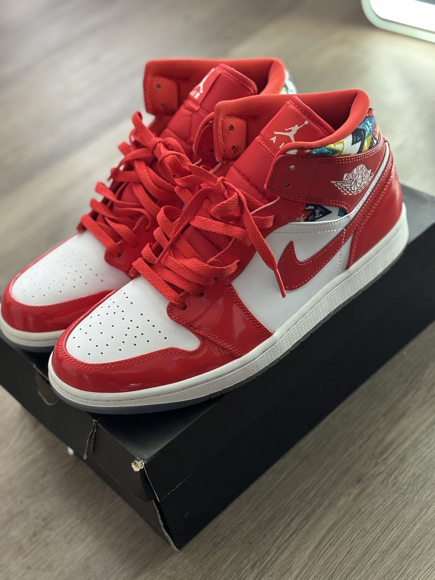 Air Jordan 1 Mid “Barcelona Sweater” Size 11.5