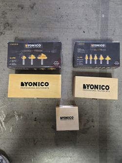 Router Bit Sets - Yonico - 13508, 15334, 14360q