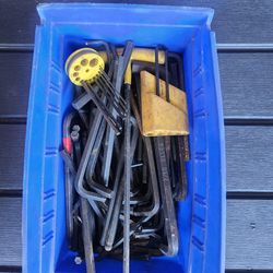 Allen Keys, Various Sizes, SAE And Metric Sizes
