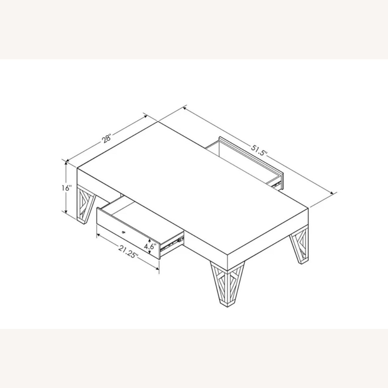 Mirrored Coffee Table