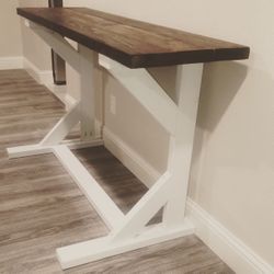 Rustic desk/entry table