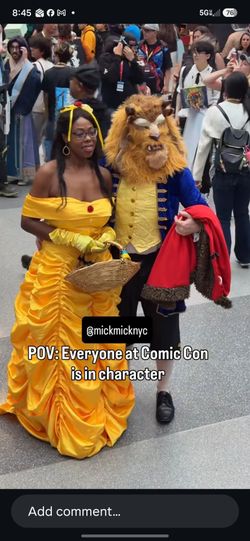 Yellow Princess Belle Costume Dress