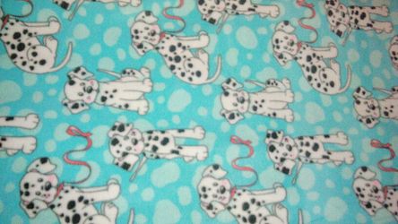 Blue dogs tie blanket