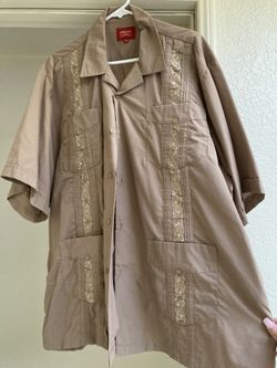 Guayabera button down shirts