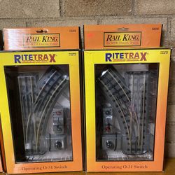 MTH Rail King I-31 Switches And Crossover