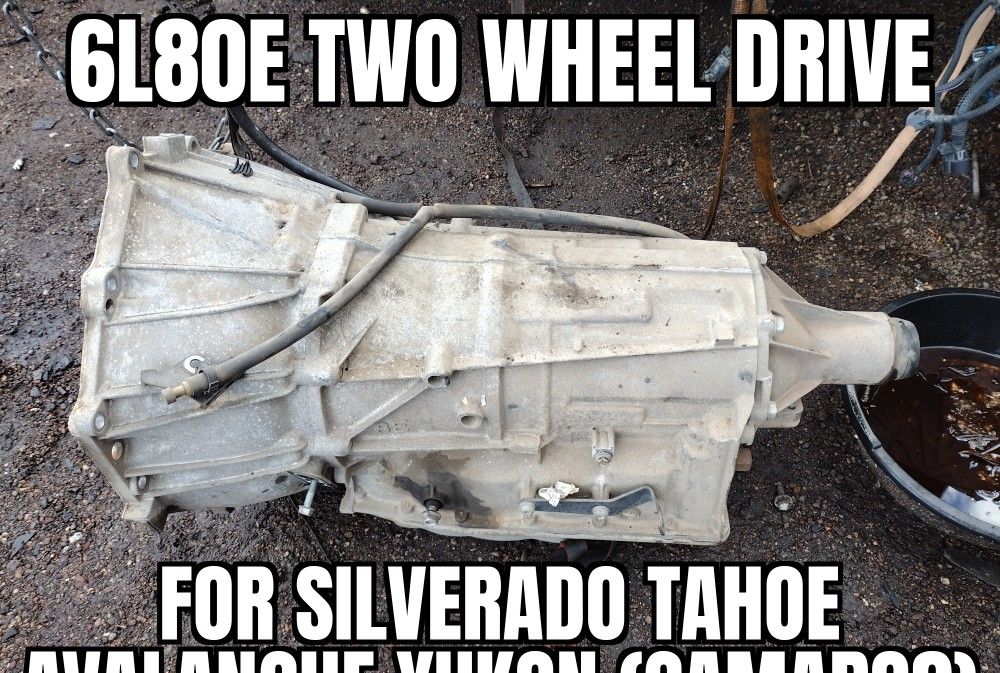 6l80e Chevy 6-speed Automatic 2 Wheel Drive Transmission
