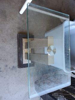 Glass Top End Table 