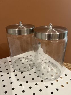 Stainless Steel Glass Jars
