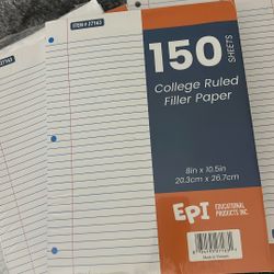 8pks College Ruled Paper