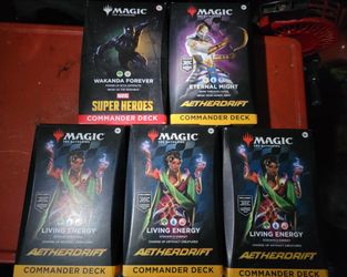 Magic: The Gathering Commander Decks Lot of 5
