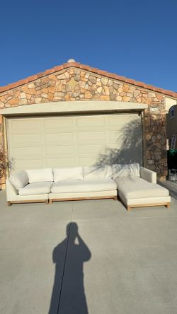 Delivery available! Pottery Barn Jake Sectional Couch