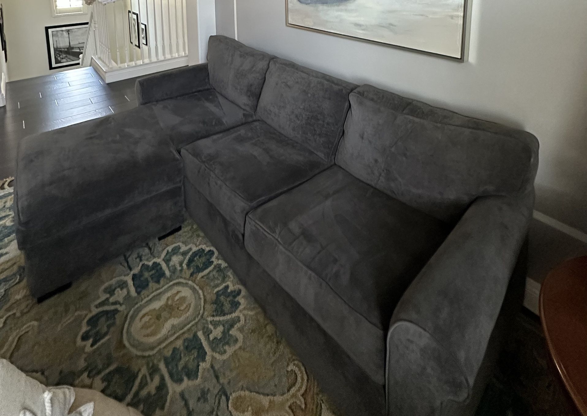 Durable Performance Fabric Couch -grey