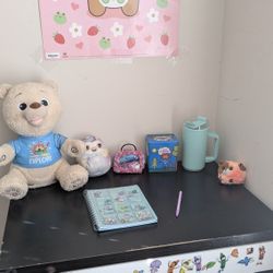 Wooden Table With Storage 