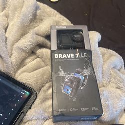 Brave 7 Unused Camera For Recording Like Go Pro Black
