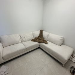 Sectional Sofa Right Chaise In Ivory