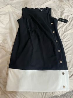 NWT ANDREW MARC TWO TONE DRESS