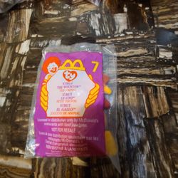 NIP McDonalds 1993 Tag Ty Teenie Beanie Baby Strut The Rooster 1999 Package #7