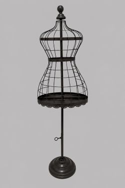 Vintage Metal Dress Form Display Stand