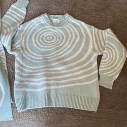 Zara Girls Sweater With Scarf 