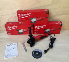 Milwaukee 4-1/2” Grinder 11 Amps Model 6142-30