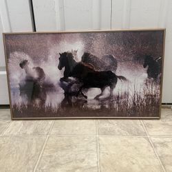 beautiful 31 by 18 inch wall art. (MUST SELL TODAY)