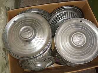 Vintage hubcaps