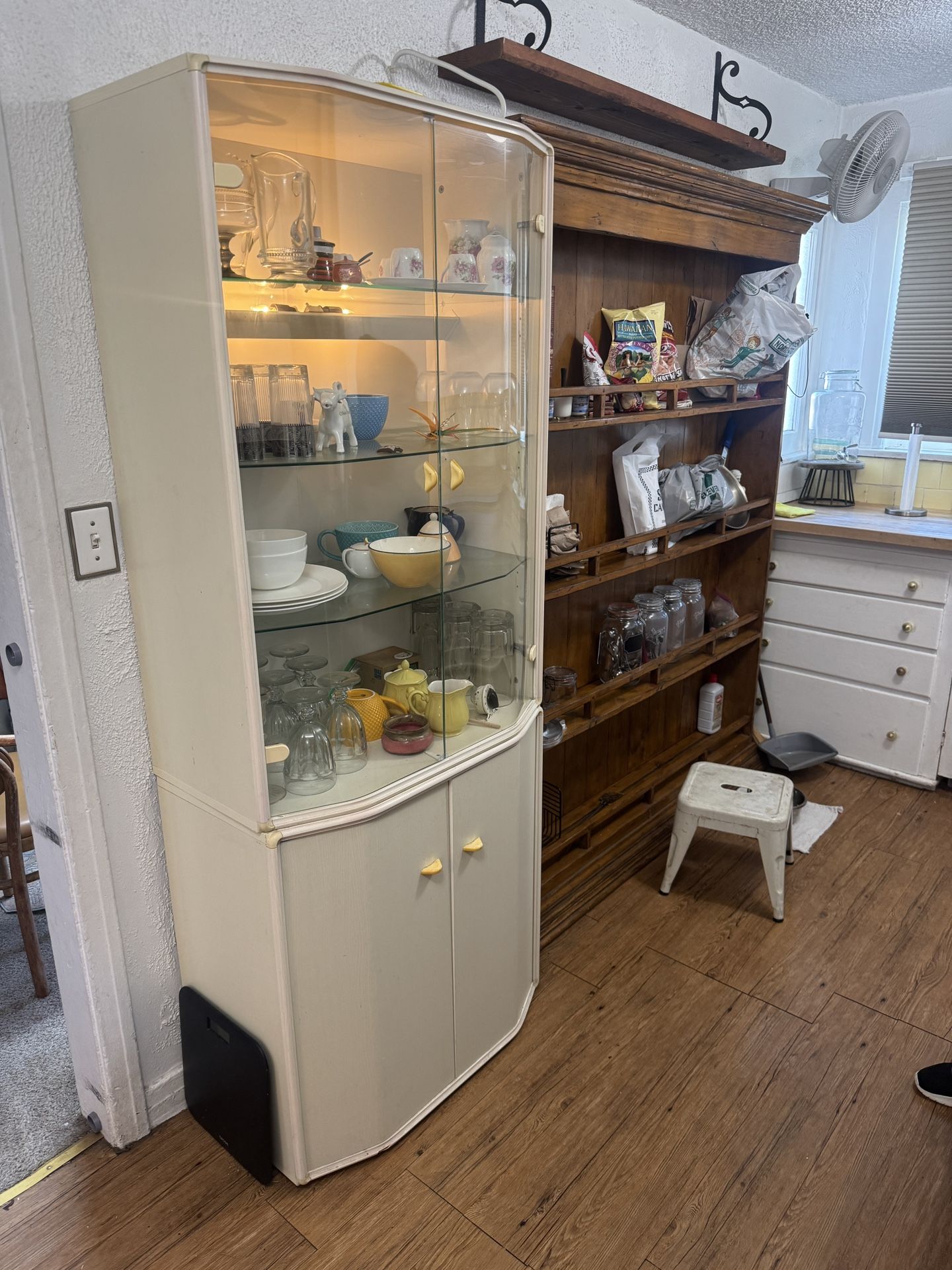 Retro Curio Cabinet
