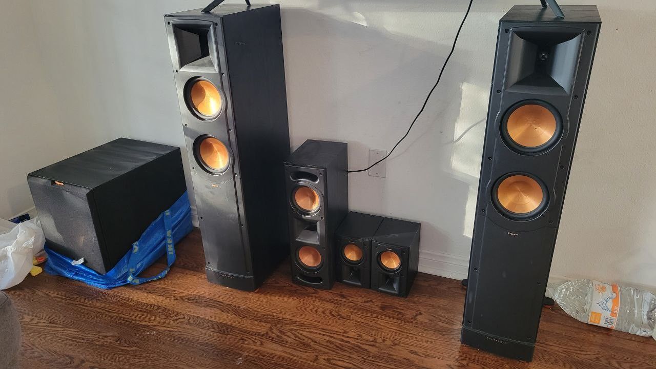 Klipsch Home Theater Speakers — Multiple Pieces Available
