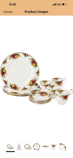 Royal Albert Old Country Roses 12-Piece Dinnerware Set