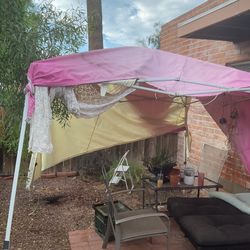 Outdoor Canopy w 2 huge sun sails