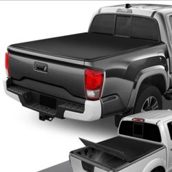 16-23 Toyota Tacoma Soft Trifold Tonneau Truck Bed Cover Tapadera Cobertor