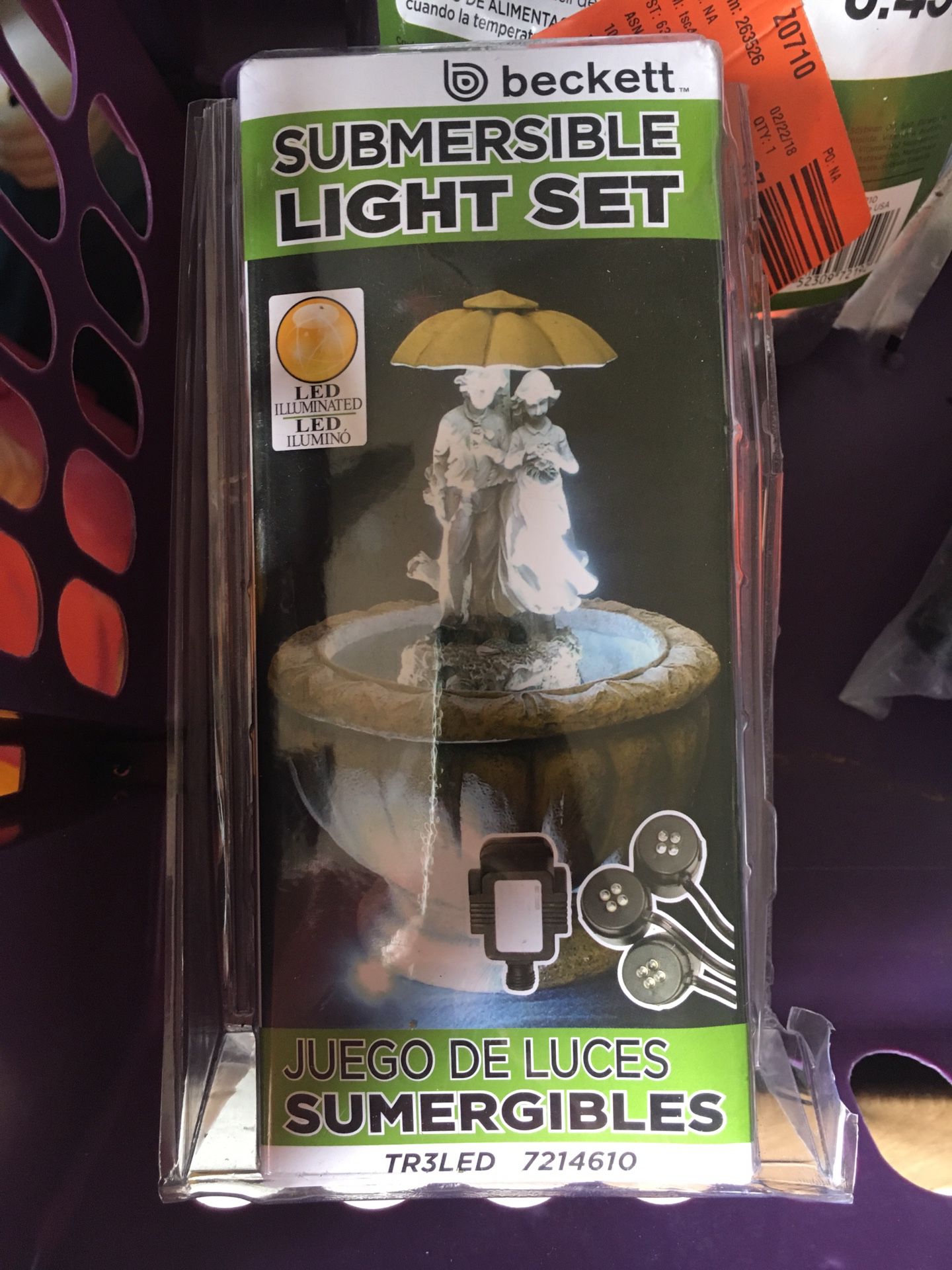 Led fountain 3 piece lighting kits - Beckett pond - New