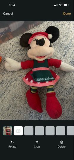 Disney Minnie Mouse Christmas Plush Toy