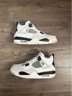 Air Jordan Retro 4 Military Black GS 6Y