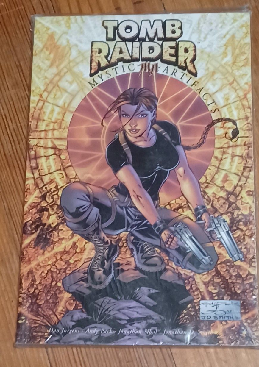 Tomb Raider Paperback Book Comic Mystic Artifacts 2001 