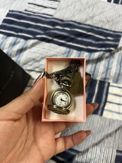 Alice In Wonderland Inspired Watch Necklace