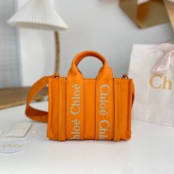 Chloe Orange Woody Bag 