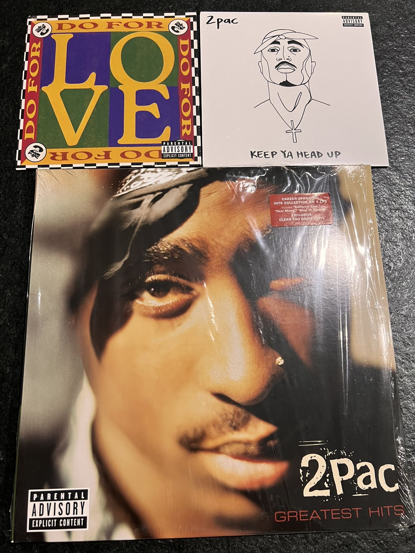 2pac Greatest Hits Vinyl Clear 4LP Bundle