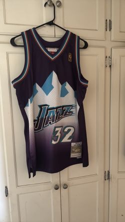 Utah jazz hardwood classic jersey size Large