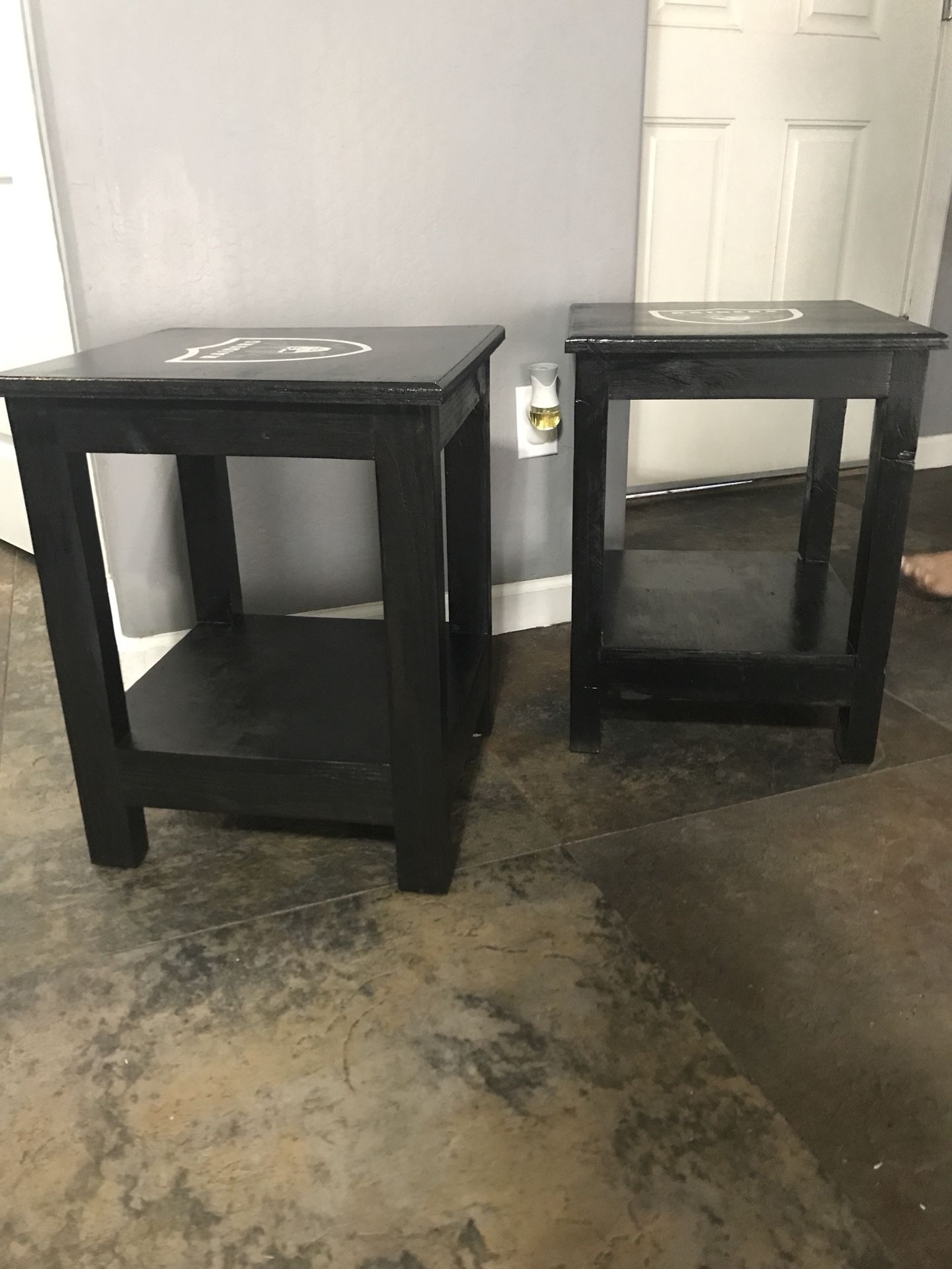 Custom end tables(sold separately)