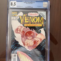 Venom The Madness #1 Graded 8.5 CGC
