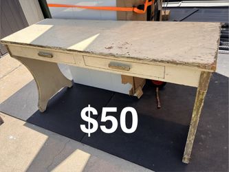 Solid Wood Sofa Table 60”x 21”x32” has 2 drawers